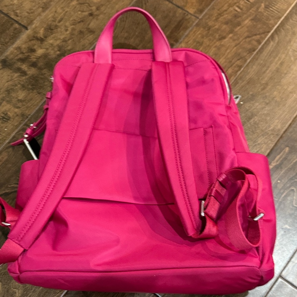 TUMI Pink Women's Backpack - Sleek Everyday Bag - Picture 8 of 9